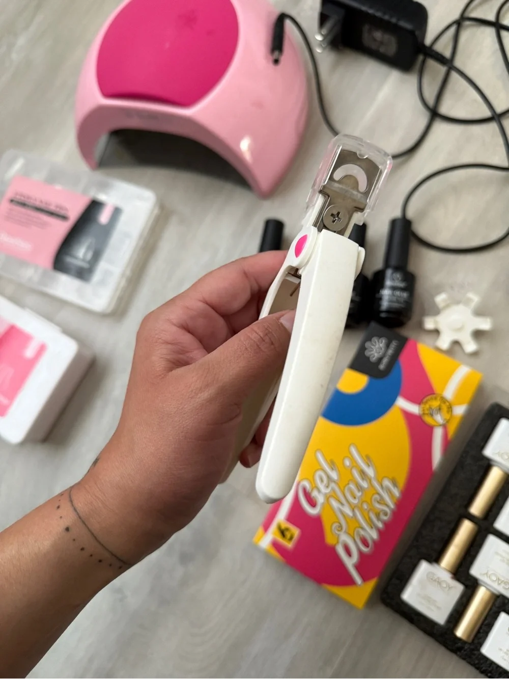 💅 Nearly Complete At-Home Gel Nail Extension Kit | UV Lamp + Drill + 25 Polishes